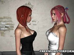 KiloMatures presents: Busty 3d redhead gets fucked by a zombie