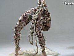 KiloMatures presents: Anka the nudist showing her talent