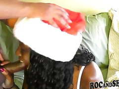 KiloMatures presents: Sexy ebony girlfriend christmas fuck !!