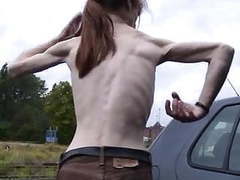 KiloMatures presents: A skinny mature woman with small empty saggy tits
