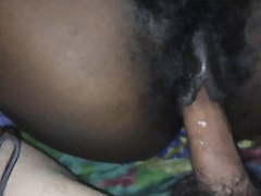 KiloMatures presents: Ebony with hairy pussy and long pussy lips
