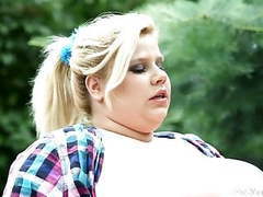 KiloMatures presents: Busty and beautful bbw rebecca punishes sub