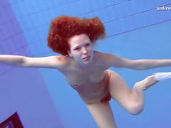 KiloMatures presents: Matrosova hot ginger pussy in the pool