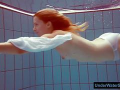 KiloMatures presents: Redhead in a white dress and sexy bikini