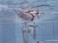 KiloMatures presents: Roxalana chech in scuba diving in the pool