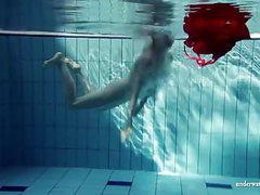 KiloMatures presents: Hot blonde lucie french teen in the pool