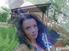 KiloMatures presents: Allinternal anal creampie for hot brunette who loves a rough