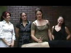 KiloMatures presents: Jerky office girls - cfnm handjob