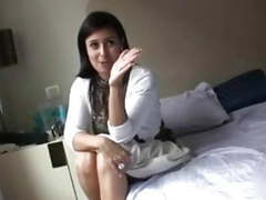 KiloMatures presents: Sexy babe makes a homemade fuck film !