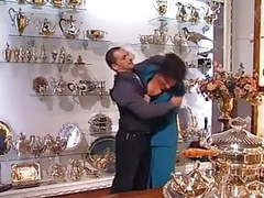 KiloMatures presents: Tall big tits italian milf fucked by nervous guy