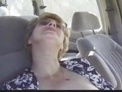 KiloMatures presents: Granny fucking with young man on car