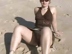 KiloMatures presents: Beautiful woman public masturbation and squirting