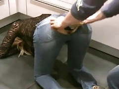 KiloMatures presents: Anal champagne bottle insertion