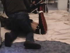 KiloMatures presents: Kathy hogtied and struggling