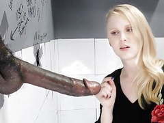 KiloMatures presents: Lily rader sucks and fucks big black dick - gloryhole
