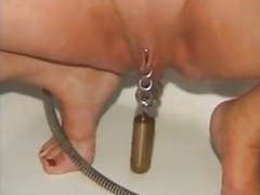 KiloMatures presents: Pierced nipples and pussy mature slave in bdsm action