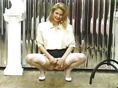 KiloMatures presents: Blonde spreads her legs to show off her pussy and ass