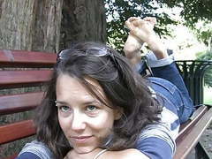 KiloMatures presents: French barefeet hippy girl