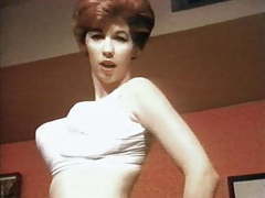 KiloMatures presents: Vintage huge tits lingerie striptease