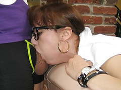 KiloMatures presents: Chelsy sun is the naughty secretary (french amateur glasses)