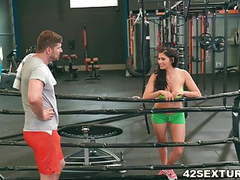 KiloMatures presents: Busty ava black rides a dick after training