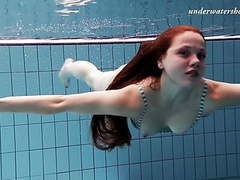 KiloMatures presents: Salaka ribkina underwater swimming teen