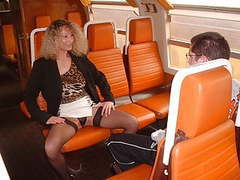 KiloMatures presents: Virgin boy and nasty mom in train