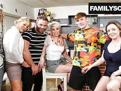 KiloMatures presents: Family deflowers virgin son in a bar