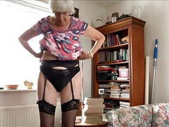 KiloMatures presents: Watching porn, Granny, Porn for Women, Adult, Girl Masturbating, Watching