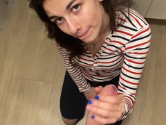 KiloMatures presents: Passionate fucking in the bathroom ends with cum on pussy, HD POV, Couple, Hardcore, Brunettes, Blowjob, Handjob, Pussy Licking, Pussy, Shaved Pussy, Missionary, Doggystyle, Cumshot