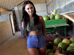 KiloMatures presents: Gina ferocious with natural tits and hot ass gets fucked hard, Couple, Hardcore, Brunettes, Long Hair, Latina, MILF, Shorts, Pussy Licking, Blowjob, Big Tits, Natural Tits, Hot Ass