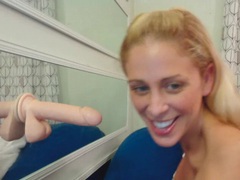 KiloMatures presents: Cherie deville blows and fucks a lifelike dildo