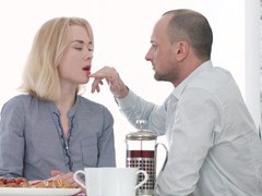 KiloMatures presents: Blonde teen via lasciva gets ass fucked, Couple, Hardcore, Russian, HD Teen, Skinny, Pale, Kitchen, Small Tits, Jeans, Blowjob, Pussy Licking, Pussy, Shaved Pussy, Missionary, Anal, First Time Anal, Cumshot, Facial