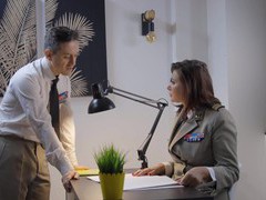 KiloMatures presents: Rebecca volpetti wearing nylon stockings getting fucked hard