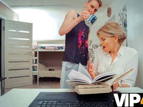 KiloMatures presents: Tutor4k. dude uses dirty ideas and finally fucks sexy literature teacher