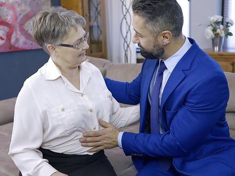 KiloMatures presents: Gigolo fucks sexually unsatisfied granny