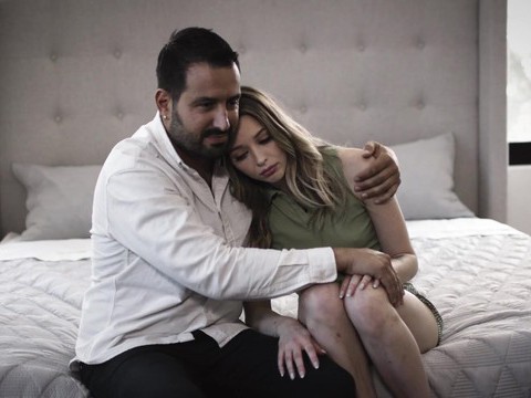 KiloMatures presents: Horny lily larimar drops her panties to be fucked in the living room