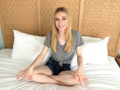 KiloMatures presents: Watch this skinny blonde 18 yr old fuck a fat 8 inch cock