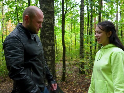 KiloMatures presents: Smooth fucking in the bedroom with adorable brunette rihanna black