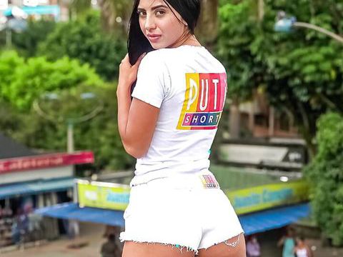 KiloMatures presents: Puti shorts - hot amateur latina mami sits on my huge dick cfnm