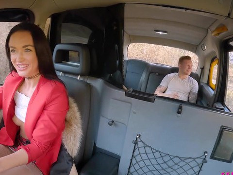 KiloMatures presents: Brunette zuzu sweet with natural tits wearing nylon stockings