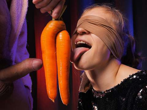 KiloMatures presents: I'm very angry!! my stepbrother tricked me into sucking his dick with the help of taste game - xsanyany