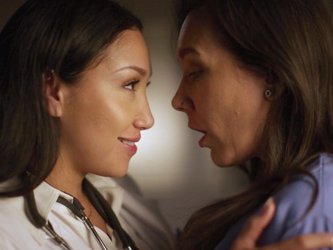 KiloMatures presents: Sensual lesbian fingering with hot sinn sage and vicki chase