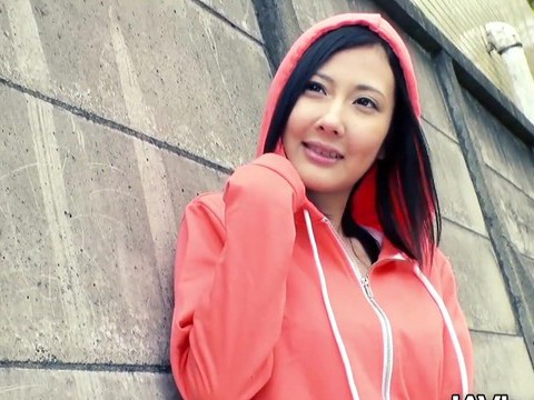 KiloMatures presents: Hinano osawa gets picked from the park for a cock ride