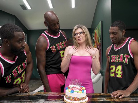 KiloMatures presents: Interracial gangbang with a horny blonde babe - cory chase