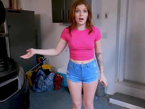 KiloMatures presents: Redhead katerina deville with hot ass sucking a dick - hd