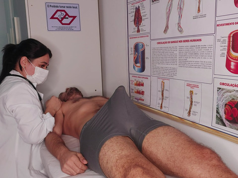 KiloMatures presents: Patient's erection right in front of the nurse
