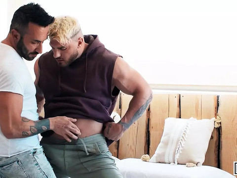 KiloMatures presents: Men - eager johnny viper gets a mouthful of cum after william seed fucks his ass in doggystyle