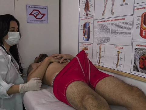 KiloMatures presents: Nurse gets excited by patient's erection