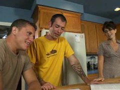 KiloMatures presents: Horny mother fucked on kitchen table